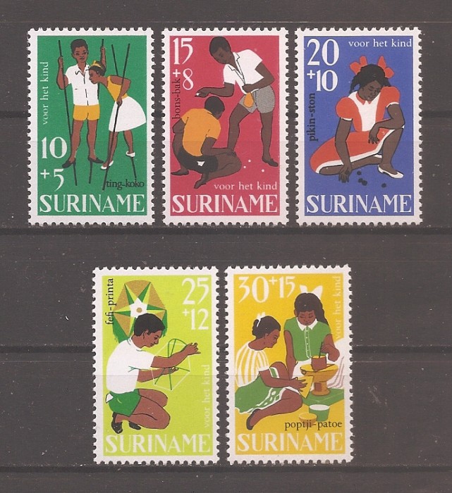 Suriname 1967 - Pentru protecția copilului, MNH