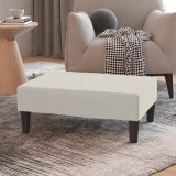 vidaXL Taburet, crem, 78x56x32 cm, catifea 337696