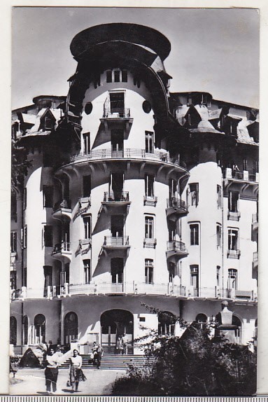 bnk cp Govora - Sanatoriul balnear - Pavilionul central - uzata