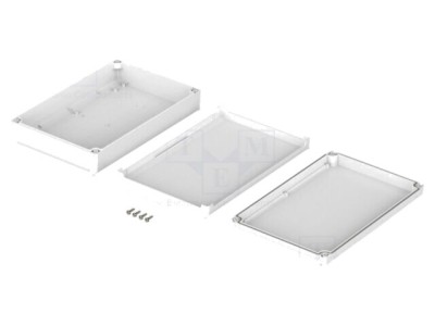Carcasă desktop BOPLA BoVersa policarbonat IP66 IP68 185x275x73mm albă foto