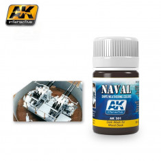 AK301 DARK WASH FOR WOOD DECKS (35 ml) - Weathering Products for Ships ???? foto