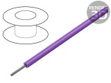 Cablu HookUp Wire litat Cu 24AWG PVC violet 30,5m 100ft