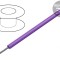 Cablu HookUp Wire litat Cu 16AWG PVC violet 30,5m