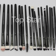 Set 20 pensule machiaj Black Brushes