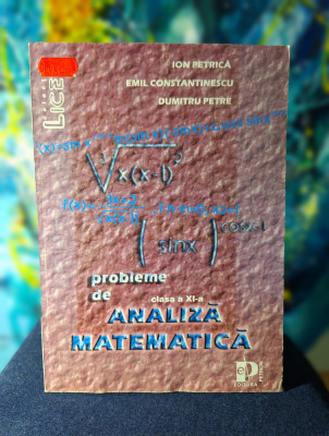 Carte - Analiza matematica probleme de clasa a XI-a - Ion Petrica ( Vol.1 ) foto