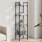 VidaXL Bibliotecă 4 niveluri, gri sonoma 35x30x138,5 cm lemn prelucrat 838851