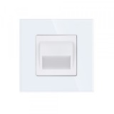 Spot LED Scara din sticla alb 1W 86x86x32mm 4000K lumina neutra SPN1426
