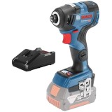 Bosch GDR 18V-200 C + GAL 18V-40 - Masina de insurubat cu impact fara acumulatori Li-Ion 18 V - Ah 200 Nm M4-M12 + Incarcator acumulatori