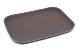 Cumpara ieftin Tava Servire Rectangulara 40x30cm Anti-Alunecare, Polipropilena, Rezistenta Socuri, Neagra