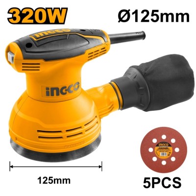 Masina de slefuit Slefuitor Rotativ 320W 125mm Ingco RS3208 foto