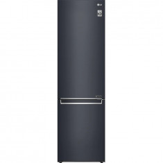 Combina frigorifica LG GBB72MCEGN, 384 l, No frost, Clasa D, Door cooling, H 203 cm, Negru