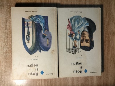 Stendhal - Rosu si negru - 2 vol.; traducere Gellu Naum (Editura Eminescu, 1970) foto