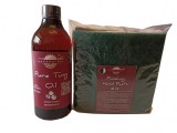 Prep&#039;N&#039;Shine-Pure Tung Oil &amp; Hand Pad&rsquo;s Mix Abrasive, alb, negru verde, 500 ml