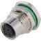 Soclu M12 mamă 4 pini Ethernet IP67 250V 4A