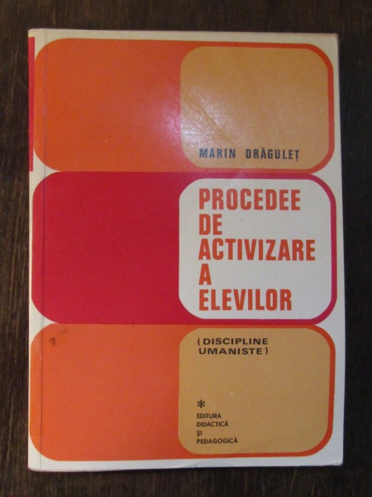 Procedee de activizare a elevilor - Discipline umaniste