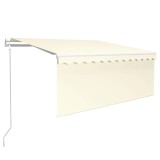 Cumpara ieftin Copertina electrica cu LED si senzor 3 x 2,5 m Crem