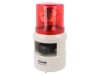 Semnalizator luminos și acustic 24VDC sirenă lumină rotativă roșie