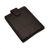Portofel Barbati Piele Naturala BestSlim 9625-YK, Slim, Negru/Cafeniu/Maro/Albastru, 12x9.5 cm