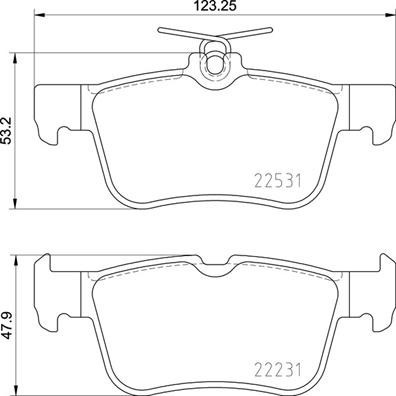 BREMBO P 24 175 PRIME LINE set placute frana,frana disc