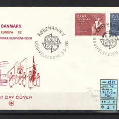 Timbre Danemarca, 1982 | Evenimente istorice - Europa CEPT | FDC | aph
