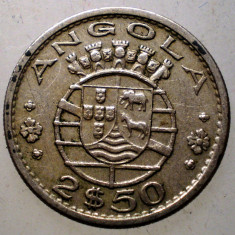 7.194 ANGOLA COLONIE PORTUGHEZA 2,5 ESCUDOS 1969