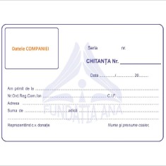 Chitante Personalizate Autocopiative A6 in 3 Exemplare, Tipar 1+1 ...