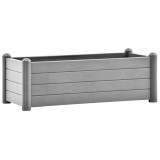 Cumpara ieftin Strat inaltat de gradina, gri piatra, 100x43x35 cm, PP