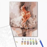 Set pictura pe numere - Ballerina in a cloud of tenderness | Brushme