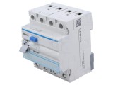 HAGER &Icirc;ntrerupător diferențial 3 poli 40A 30mA IP20 pentru șină DIN