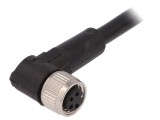 Cablu de Conectare M8 4 PIN la Unghi 5m PVC 60VAC 4A