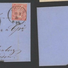 Germany North Conf 1869 Postal History Rare Cover+Content Coeln DB.536