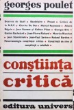 Georges Poulet - Constiinta critica (Editia: 1979)