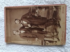Fotografie atelier Johann Bichler STEYER , domni din inalta societate, anii 1890