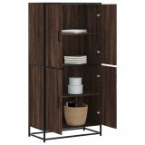 VidaXL Dulap nalt stejar maro 68x35x139 cm lemn prelucrat