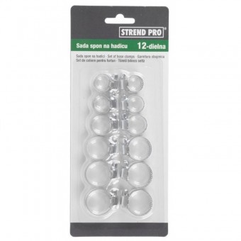 Set 12 coliere de metal Strend Pro HC612 foto