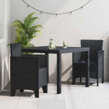 Cumpara ieftin Set de masă pentru grădină 3 pcs Antracit Ratan Polt