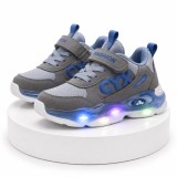 Cumpara ieftin Adidasi gri cu luminite pentru baieti CYX (Marime Disponibila: Marimea 28)