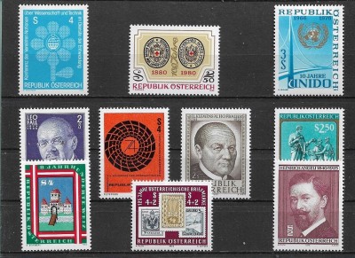 C5892 - lot timbre nestampilate MNH Austria foto