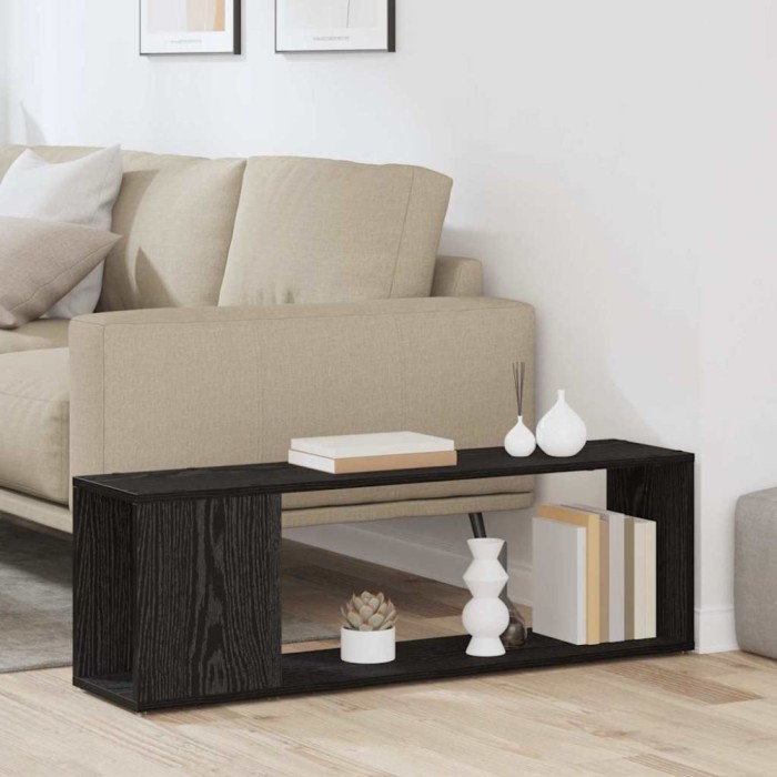 vidaXL Centru de divertisment Negru 100 x 24 x 32 cm Lemn compozit
