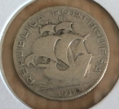 Portugalia 2.50 escudos 1932 argint foto