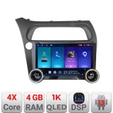 Navigatie Honda Civic Hatchback 2006-2012 Kit-hatchback Edotec 4+64 10.5 inch Incell 1K android Wifi 5Ghz gps internet et GPS WIF
