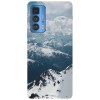 Husa compatibila cu Motorola G100 model Snow Mountain, Silicon, TPU, Viceversa, Transparent, Carcasa