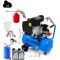 Set Compresor de Aer cu Ulei Tagred Mobil, 50L, 3.8 CP, 8 Bar, 206 L/min + Pistol de Vopsit cu Accesorii 8-in-1 + Ulei cadou