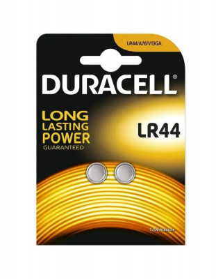 Baterii AG13 LR44 G13 A76 1.5V 105mAh DuraCell Blister 2 foto