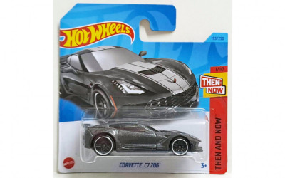 2023 Hot Wheels 193/250 Then and now 1/10 CORVETTE C7 Z06 foto