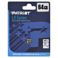 MICRO SDXC CLASA 10 UHS-I 64GB PATRIOT EuroGoods Quality foto