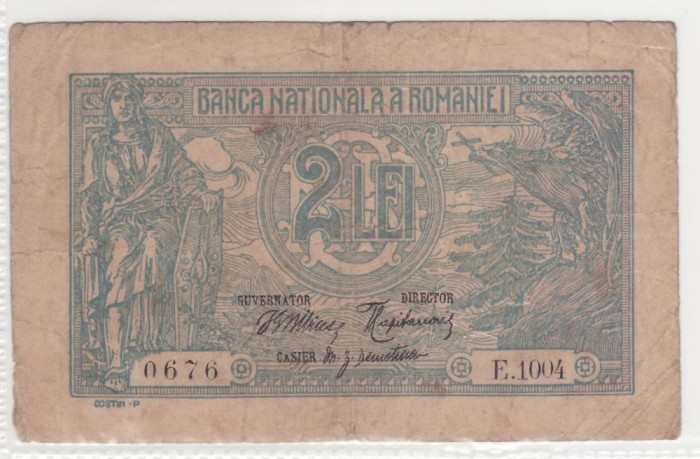 Romania 1915 2 Lei 0676 E.1004