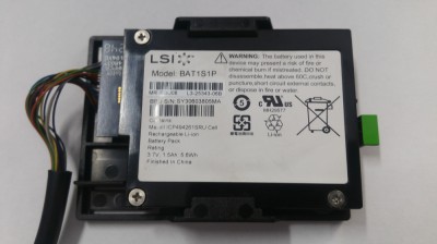 Baterie RAID Controller 9260 9261 9280 Series LSI BAT1S1P 3.7V 1.5Ah 5.6Wh foto