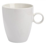 Cana Porțelan New Bone, Albă, Capacitate 540 ml, Diametru 10 cm, &Icirc;nălțime 12 cm, Compatibilă Cuptor Microunde, Compatibilă Mașina De Spălat Vase, Oem