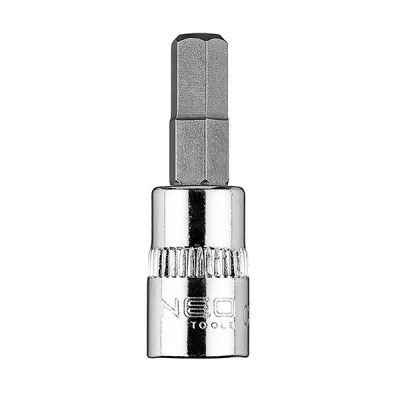 Tubulara 1/4&amp;quot; cu profil hexagonal H6 scurta NEO TOOLS 10-313 HardWork ToolsRange foto